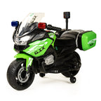 Kiddo Motorand Super Bike, Biggest Bike, 12V/8AH Battery, 45W Two Motors, Hand Accelerator, USB/MP3, English Rhymes,  LED Lit Wheels, English Music, BIS Certified, White, 3 to 12 Years