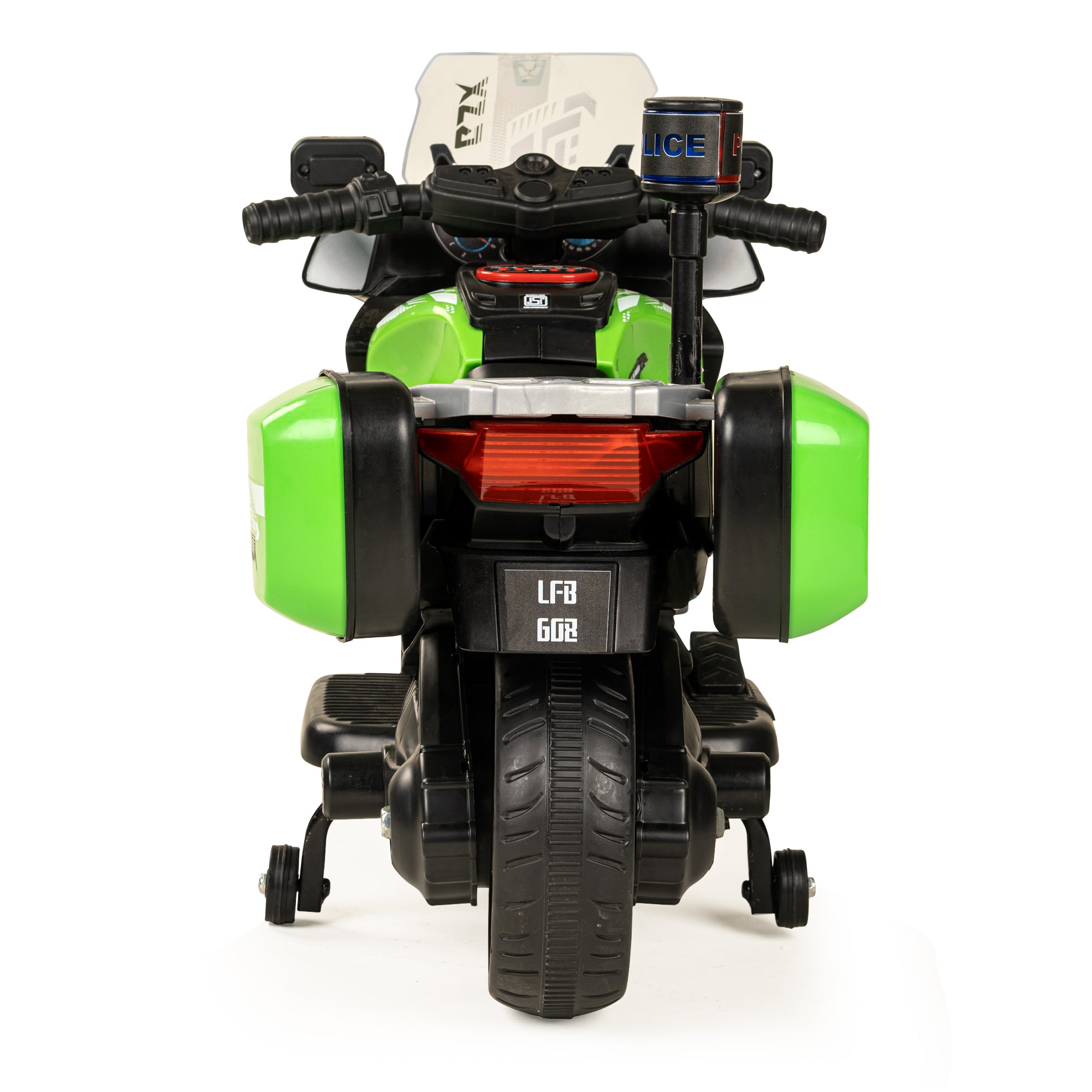 Kiddo Motorand Super Bike, Biggest Bike, 12V/8AH Battery, 45W Two Motors, Hand Accelerator, USB/MP3, English Rhymes,  LED Lit Wheels, English Music, BIS Certified, White, 3 to 12 Years