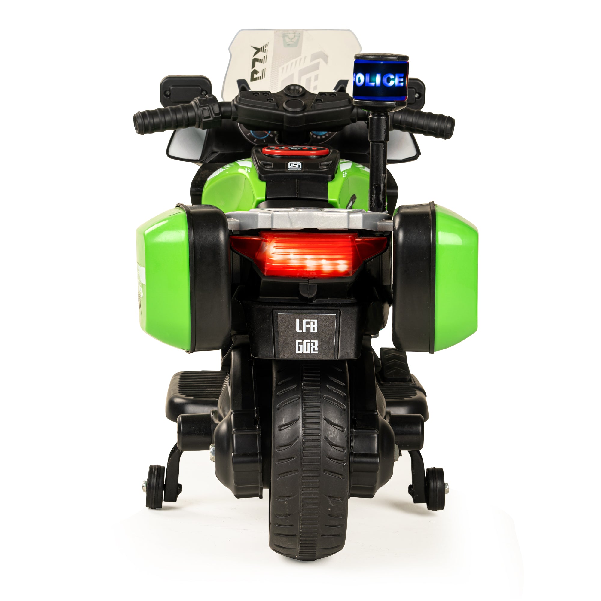 Kiddo Motorand Super Bike, Biggest Bike, 12V/8AH Battery, 45W Two Motors, Hand Accelerator, USB/MP3, English Rhymes,  LED Lit Wheels, English Music, BIS Certified, White, 3 to 12 Years